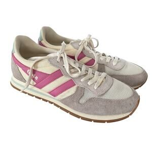 Gola Women's Pink and Cream Sneakers